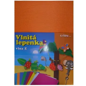 Karton E-Welle 260 g 34,5 x 24,5 cm egyenes-narancssárga 10 lap
